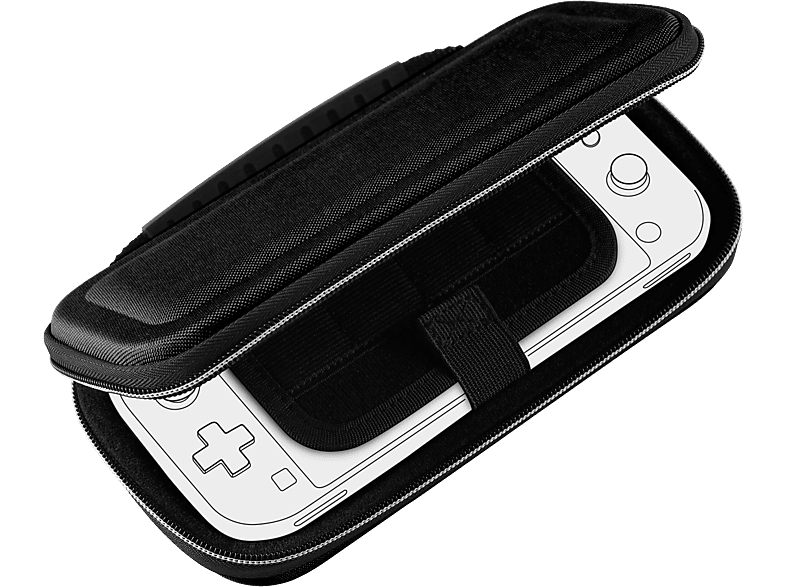 BIGBEN Nintendo Switch Lite Beschermhoes Zwart (SWITCH2POUCHBLACK)