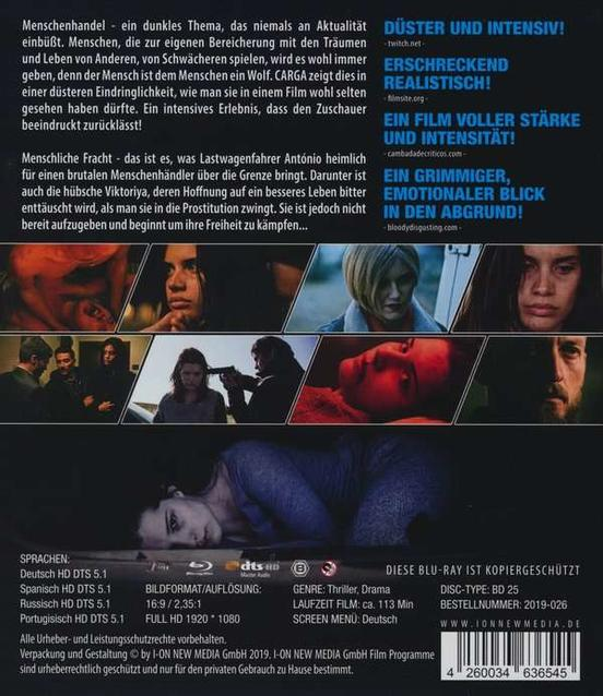 Carga Blu-ray