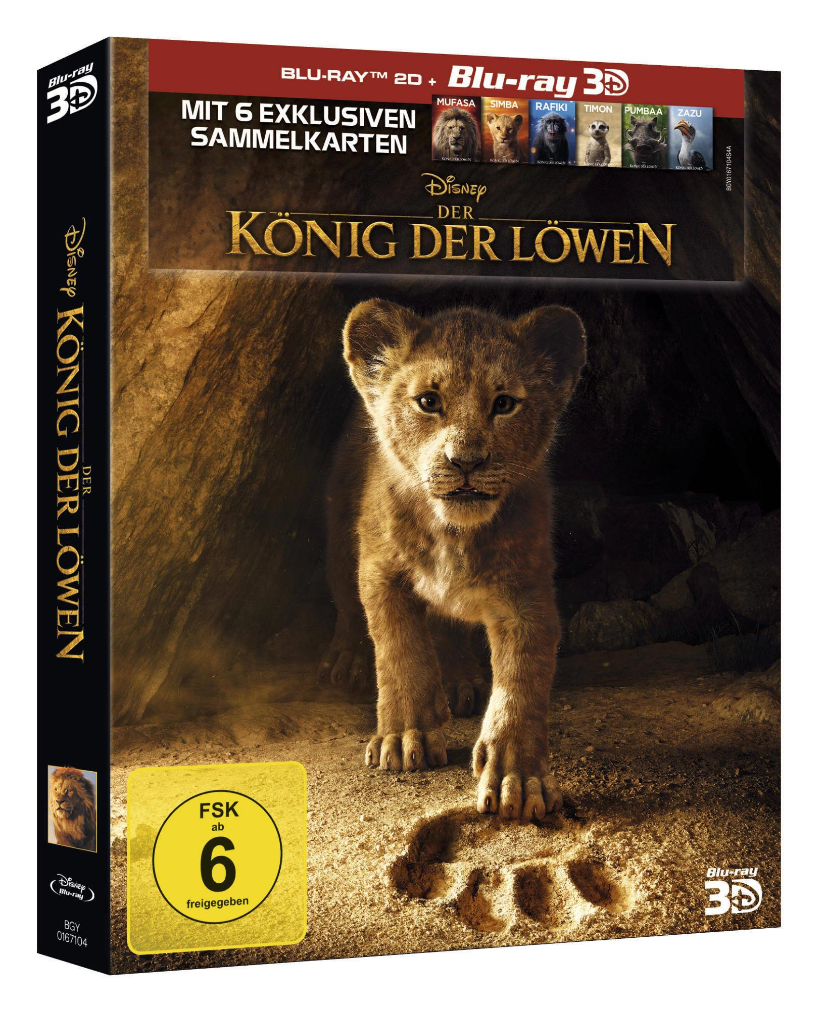 3D der Blu-ray Löwen König (+2D) Der