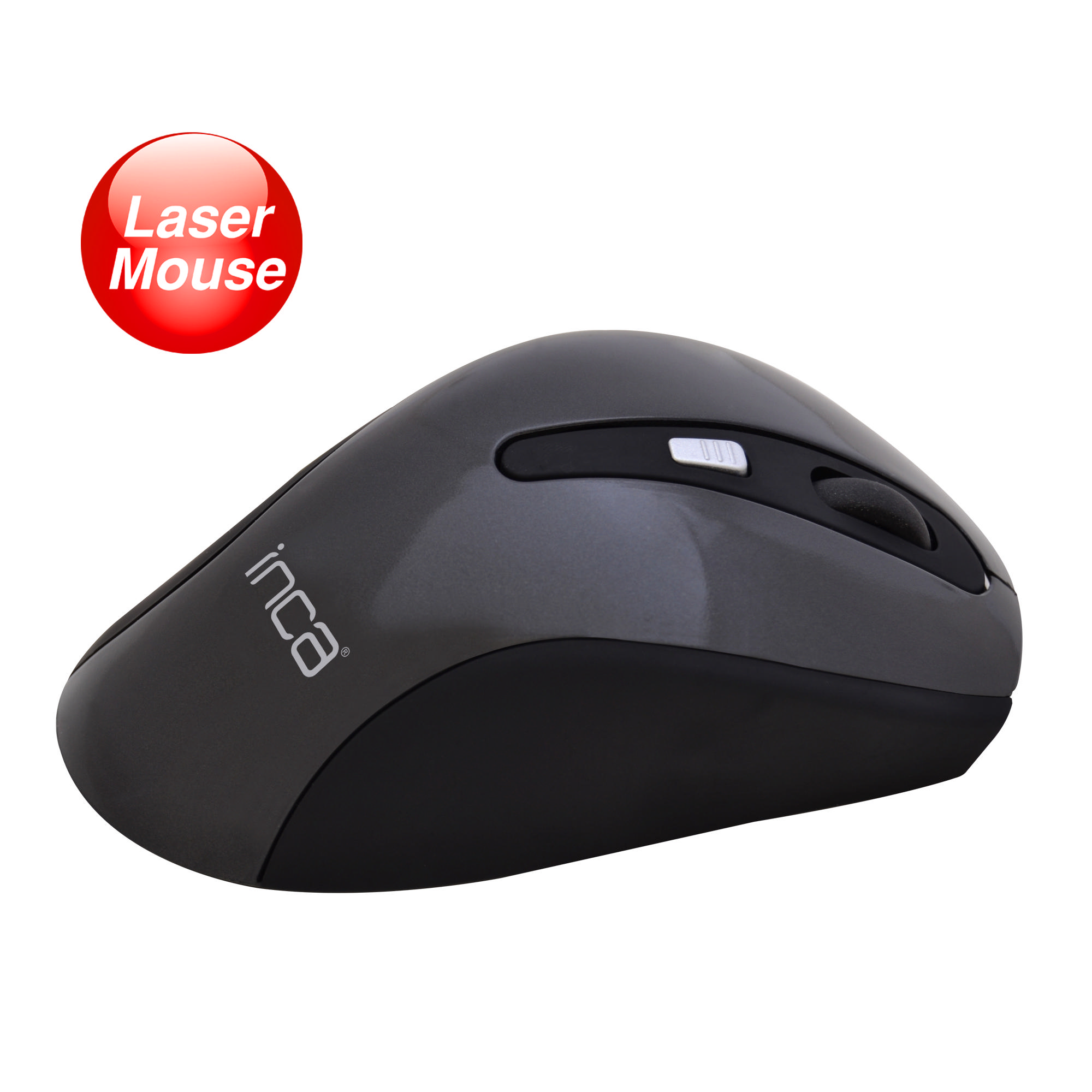 INCA IWM-505 Nano Laser USB Bağlantılı Kablosuz Mouse Siyah