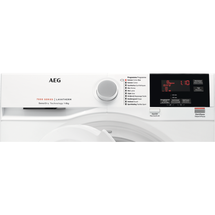 AEG Séchoir pompe à chaleur SensiDry Serie 7000 A++ (T7DBP84G)