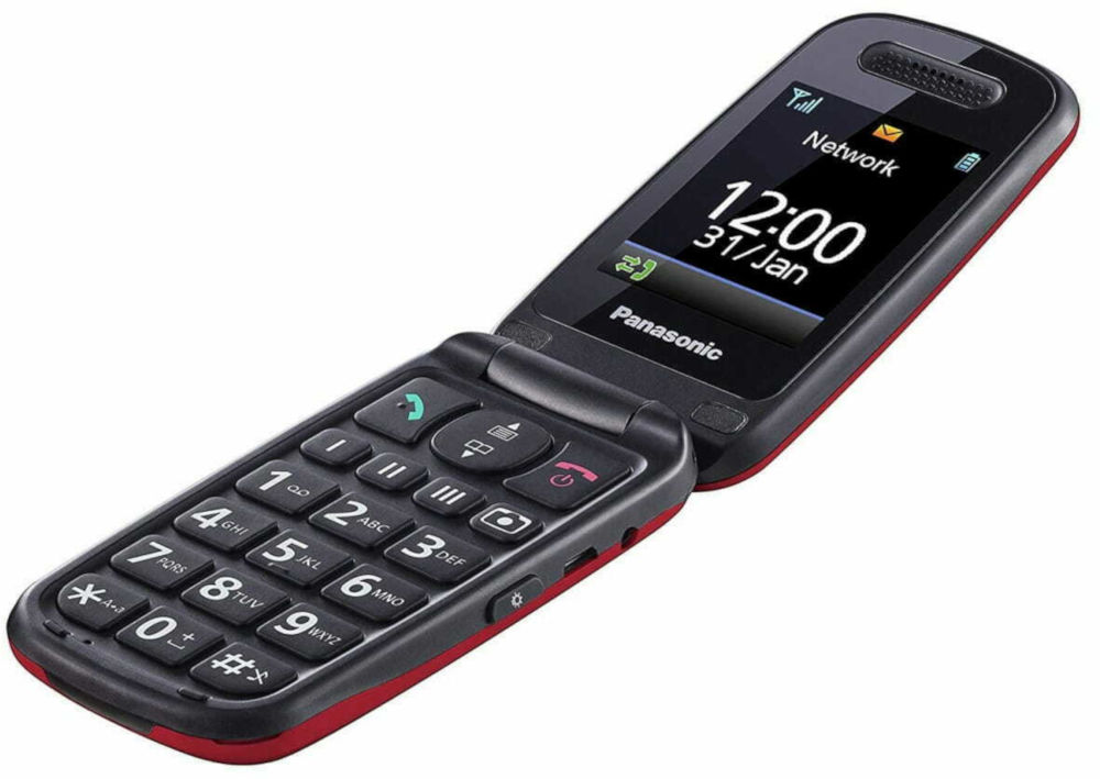 PANASONIC GSM simple utilisation Rouge (KX-TU456EXRE)