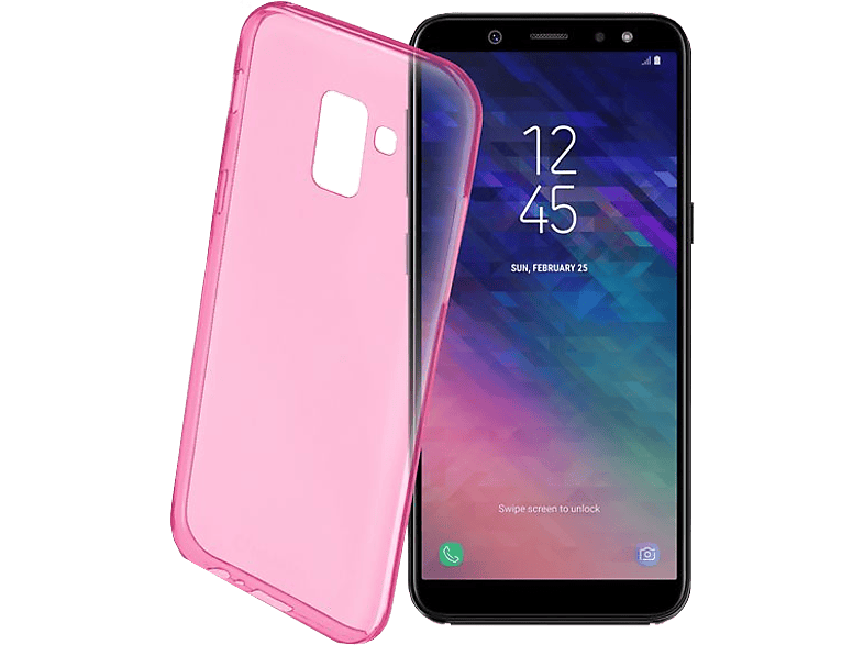 CELLULARLINE Cover ultra-slim Galaxy A6 Roze (COLORCGALA618B)