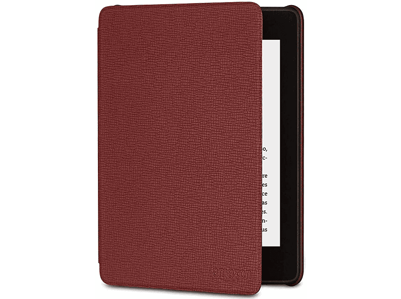 Funda eBook  Para eBook Kindle Paperwhite, 10ª generación, Cuero, Burdeos