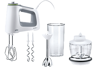 BRAUN MultiMix 5 HM5137 – Handmixer (Weiss/Grau)