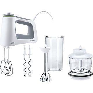 BRAUN MultiMix 5 HM5137 - Handmixer (Weiss/Grau)