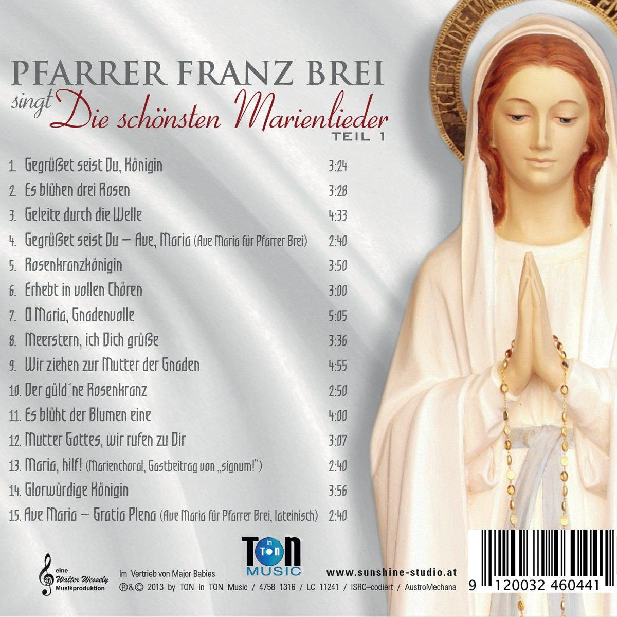 Albumcover mit einer Frau in Weiß und einer Musikliste.