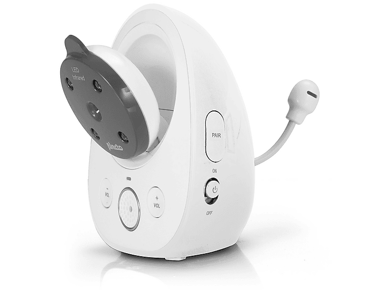 Alecto DVM-77 Babyphone mit Kamera und 2.8"-Farbdisplay, Weiß/Anthrazit — Foto 4 von 5