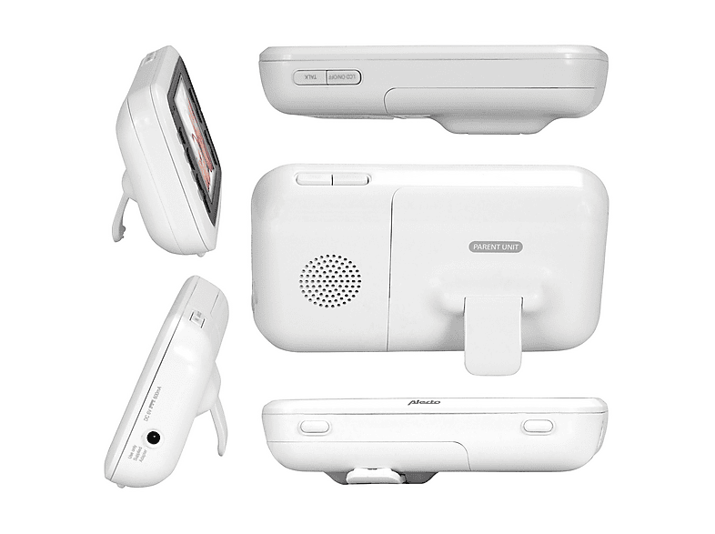 Alecto DVM-77 Babyphone mit Kamera und 2.8"-Farbdisplay, Weiß/Anthrazit — Foto 2 von 5