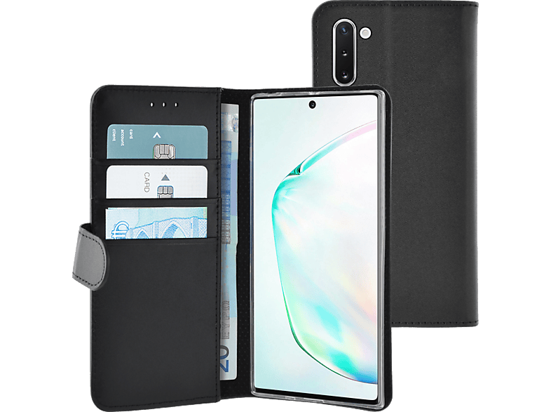 AZURI Flipcover Galaxy Note 10 Zwart (AZ-WALCLRSAN970-BLK)