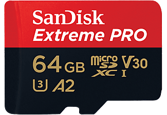 SANDISK Geheugenkaart microSDXC Extreme Pro 64 GB Class 10 U3 (183520)