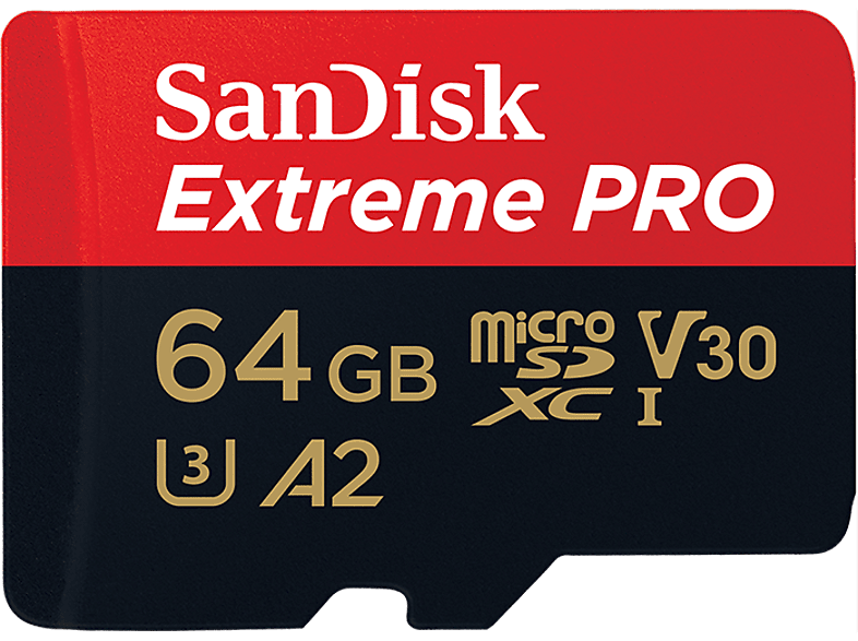 SANDISK Geheugenkaart microSDXC Extreme Pro 64 GB Class 10 U3 (183520)