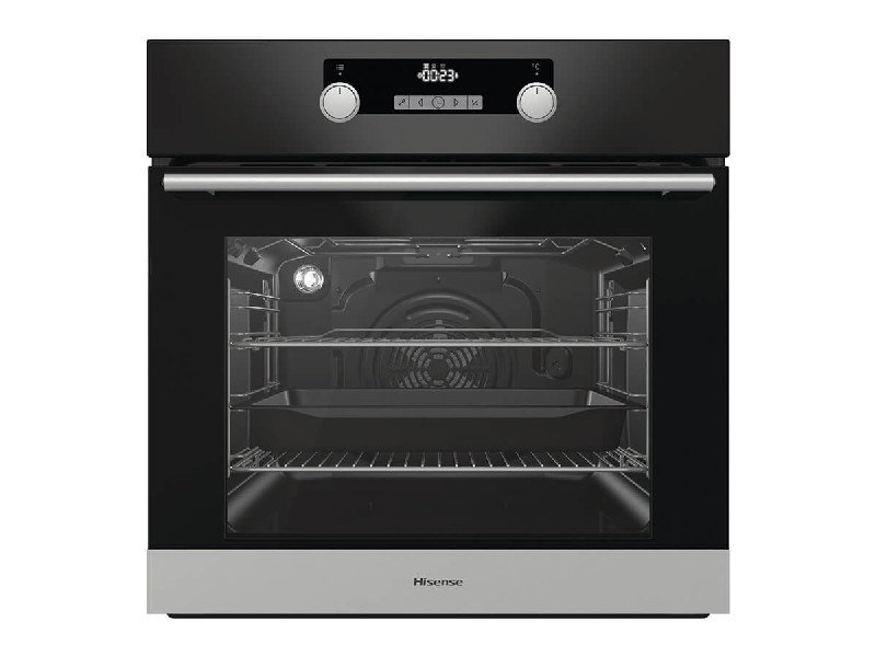 Horno - Hisense BI3222AB, 71 L, Aqua Clean, Multifunción, Guías telescópicas, A, Negro