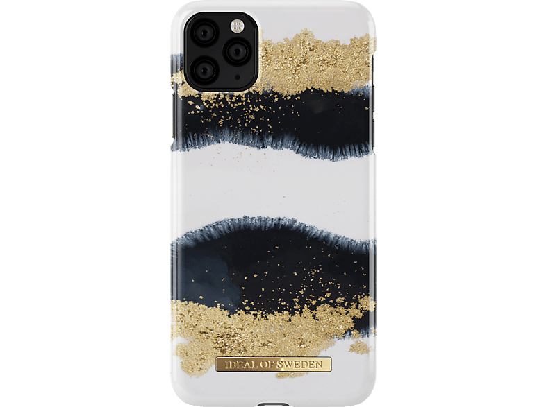 IDEAL OF SWEDEN Pro Backcover, Weiß/Gold/Schwarz Apple, iPhone Case, 11 Fashion Max