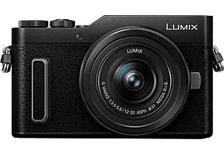 PANASONIC Lumix DC-GX880KEGK Tükör nélküli fényképezőgép, 12-32 mm objketív, fekete