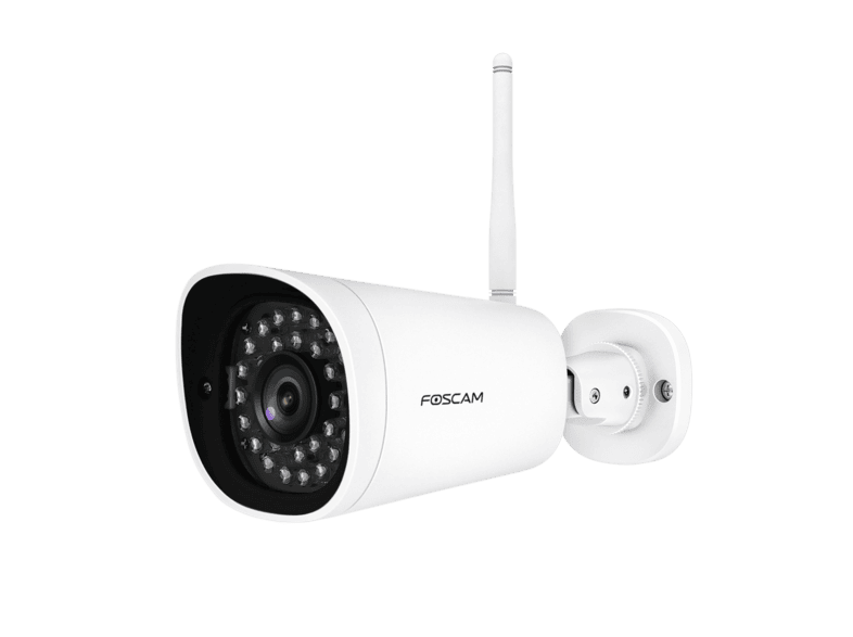 trek de wol over de ogen Vreemdeling riem FOSCAM Beveiligingscamera Super HD Outdoor G4P-W Wit (FC-88-065)