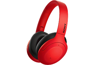 SONY WH-H910N - Bluetooth-Kopfhörer (Over-ear, Rot)