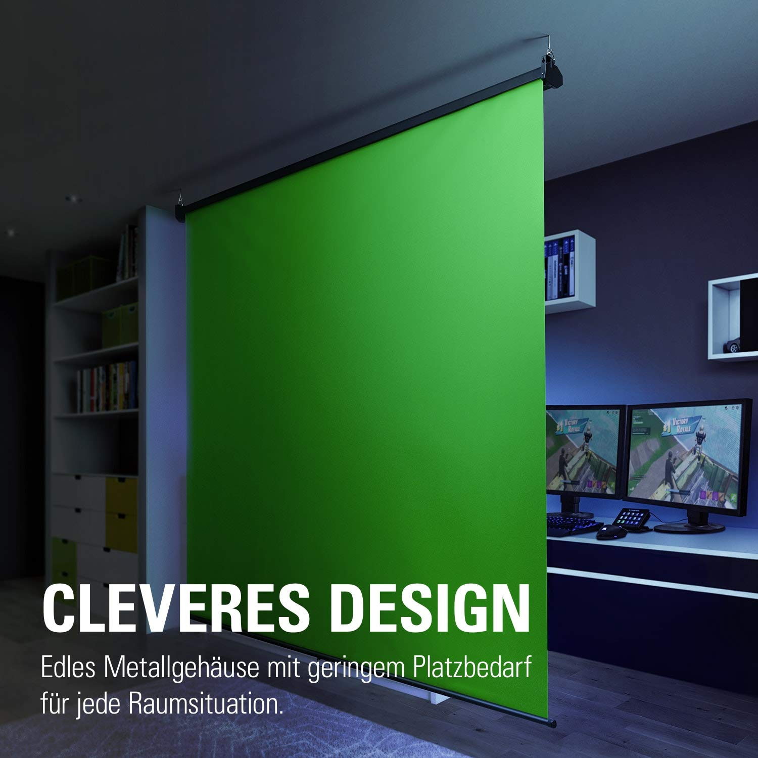 ELGATO Elgato Green Screen MT Chroma-Key-Leinwand, Schwarz/Grün