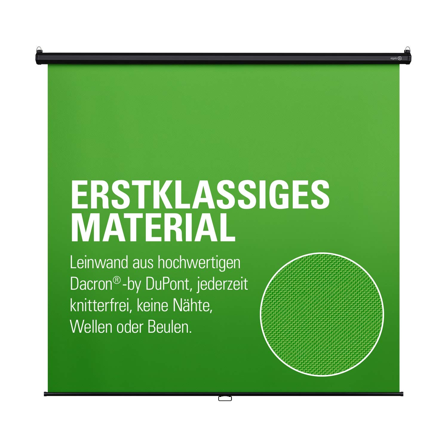ELGATO Elgato Green Screen MT Chroma-Key-Leinwand, Schwarz/Grün