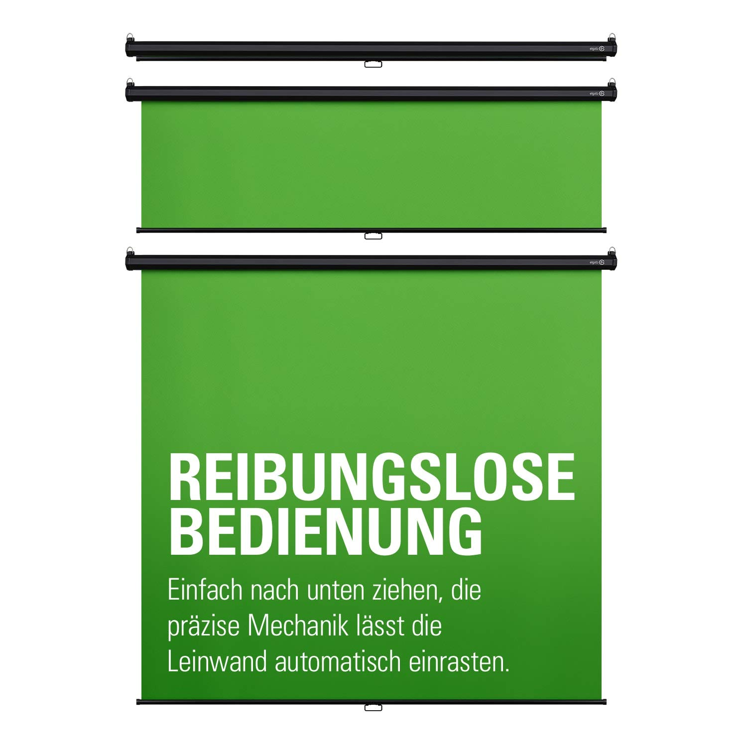 ELGATO Elgato Green Screen MT Chroma-Key-Leinwand, Schwarz/Grün