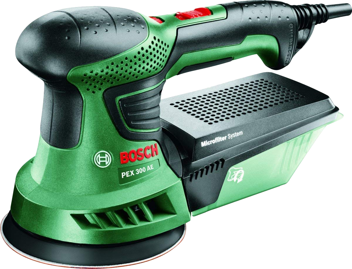 BOSCH PEX 300 AE Excentercsiszoló + Tartozékkészlet (06033A3004)