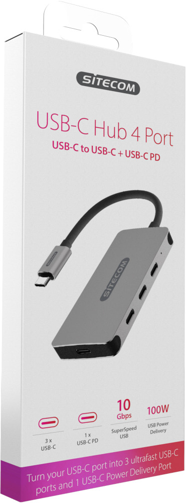 SITECOM Hub USB-C 4 ports (CN-386)