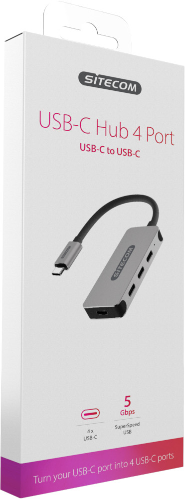 SITECOM Hub USB-C 4 ports (CN-385)