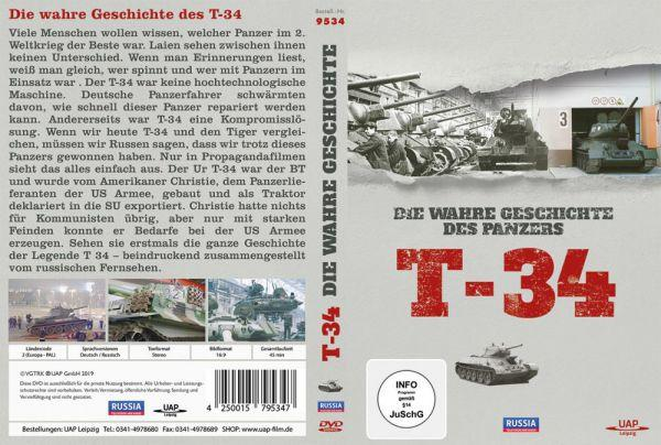 Panzers T-34 des T-34 Die Geschichte wahre DVD -