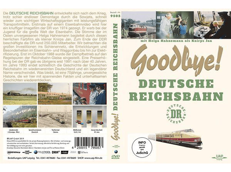 GOODBYE - DVD Reichsbahn Deutsche