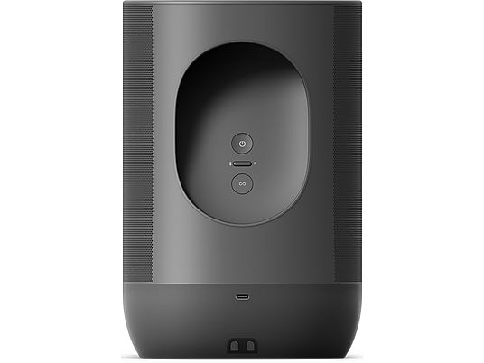 SONOS Draagbare smart multiroom speaker Wi-Fi Move Zwart (MOVE1EU1BLK)