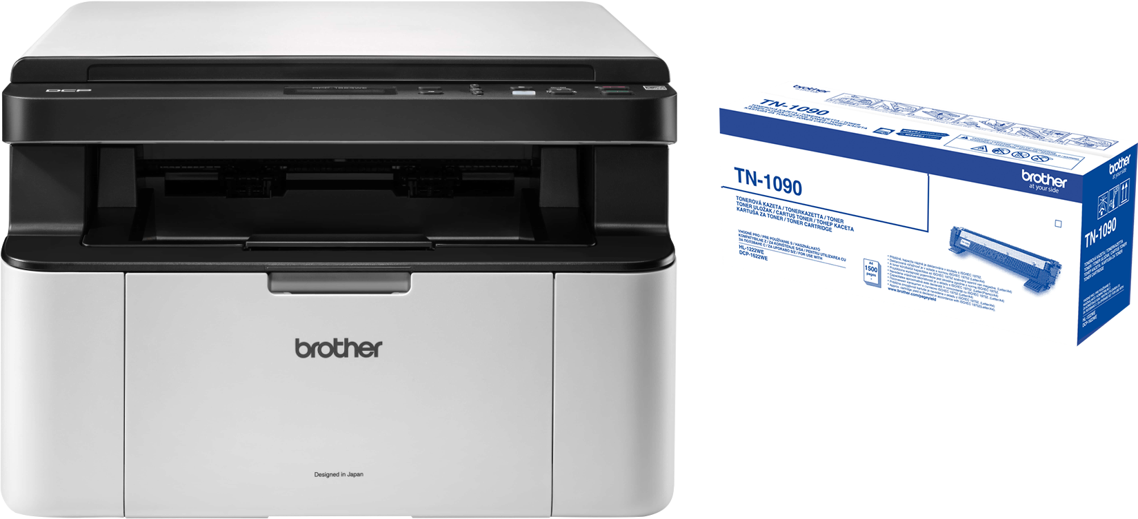 BROTHER DCP-1623WEYJ1 multifunkciós MONO WiFi lézernyomtató (DCP1623WEYJ1) + TN1090 toner