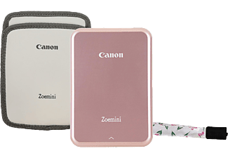 CANON Zoemini hordozható fotónyomtató, Rozéarany +tok +csuklópánt (3204C034)