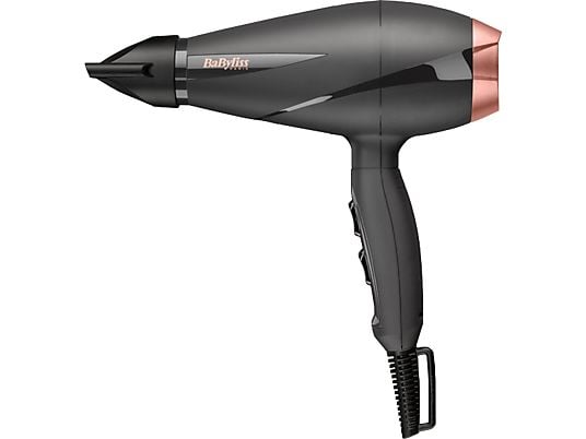 BABYLISS 6709 DCHE Smooth Pro  - Asciugacapelli (Nero/Oro rosa)