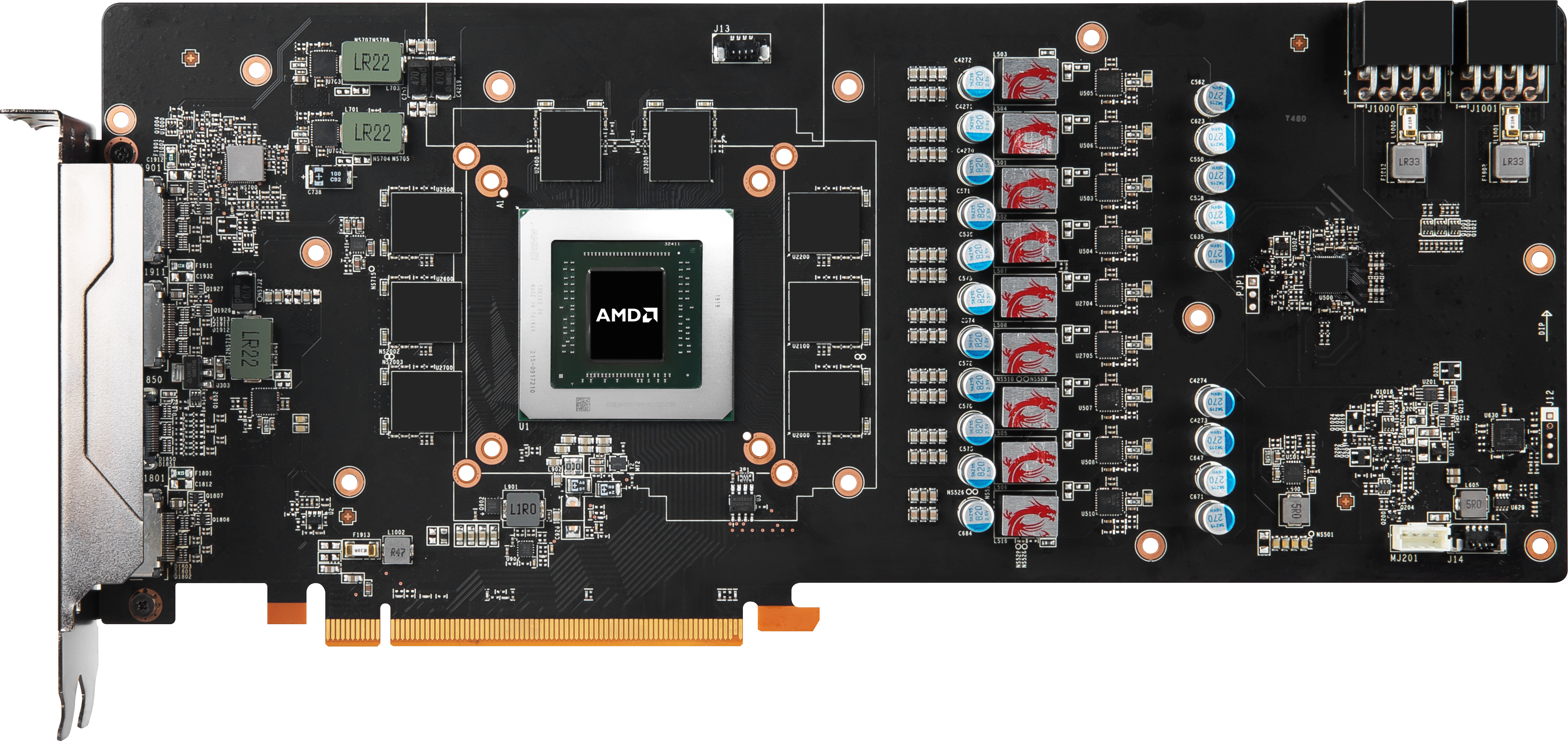 MSI Radeon™ RX 5700 XT Gaming X 8GB (V381-032R) (AMD, Grafikkarte)