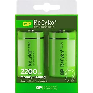 GP Recyko+ D-batterijen