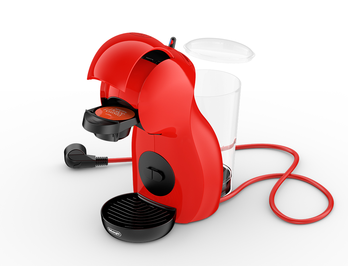 DELONGHI EDG 210.R Nescafé Dolce Gusto Piccolo XS Kapselmaschine Rot