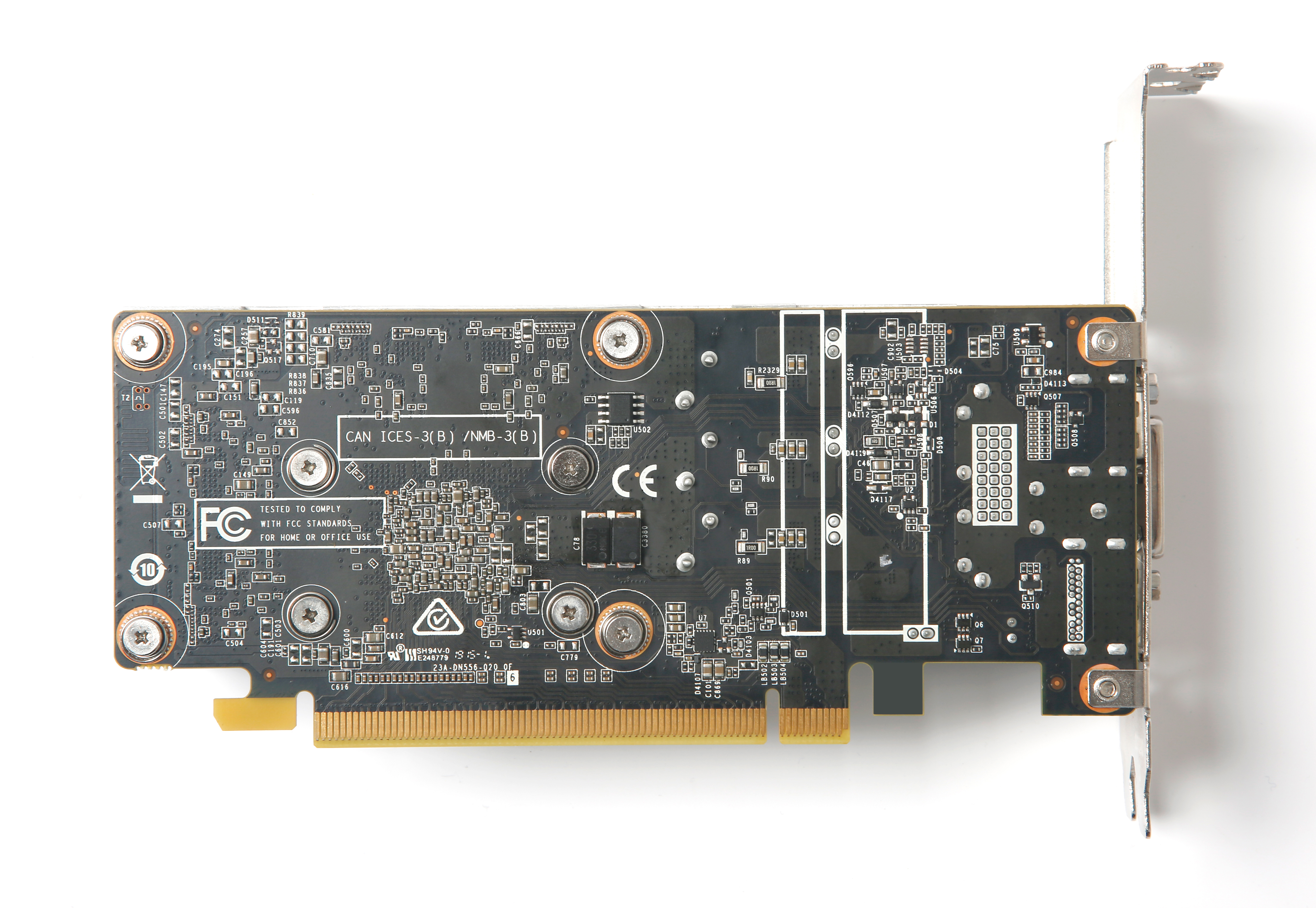 ZOTAC GeForce® GTX 1650 Low Profile 4GB (ZT-T16500H-10L) (NVIDIA, Grafikkarte)
