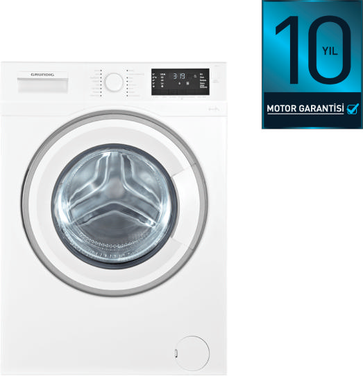 GRUNDIG GWM 9901 A+++ Enerji Sınıfı 9Kg 1000 Devir Çamaşır Makinesi Beyaz