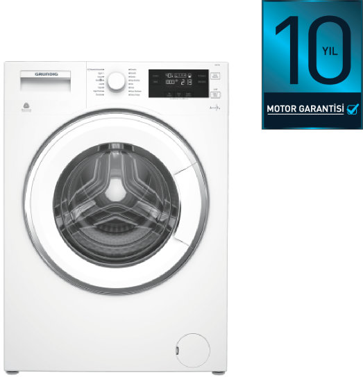 GRUNDIG GWM 9902 A+++(-%40) Enerji Sınıfı 9Kg 1200 Devir Çamaşır Makinesi Beyaz