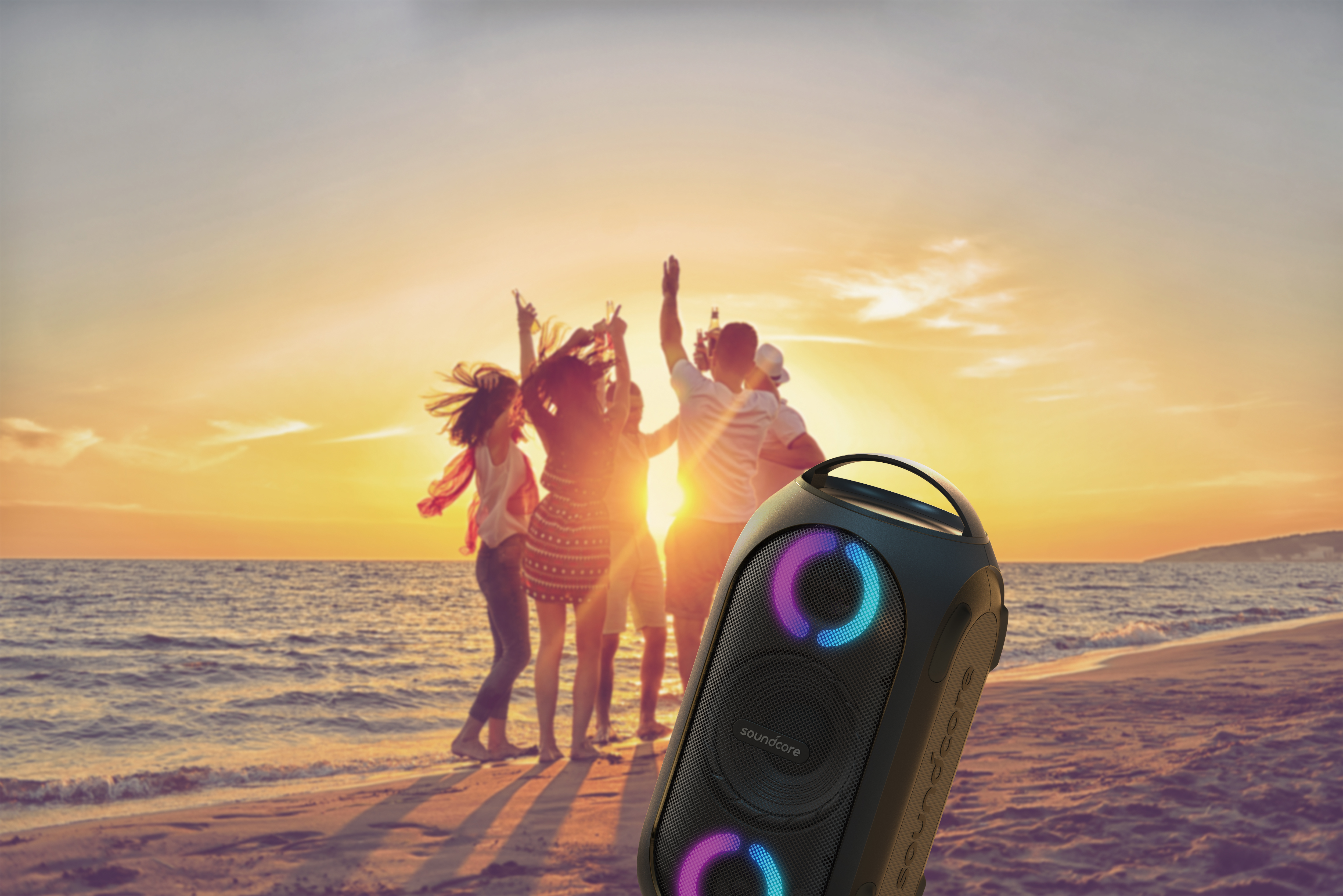 ANKER Soundcore Rave Mini Bluetooth Lautsprecher, Schwarz