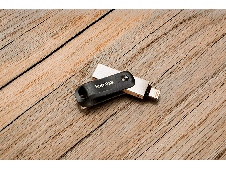 SanDisk 128GB iXpand Flash-Laufwerk Go mit Lightning- und USB-3.0-Steckverbindern, für iPhone/iPad, PC und Mac; USB-Stick — Foto 2 von 2