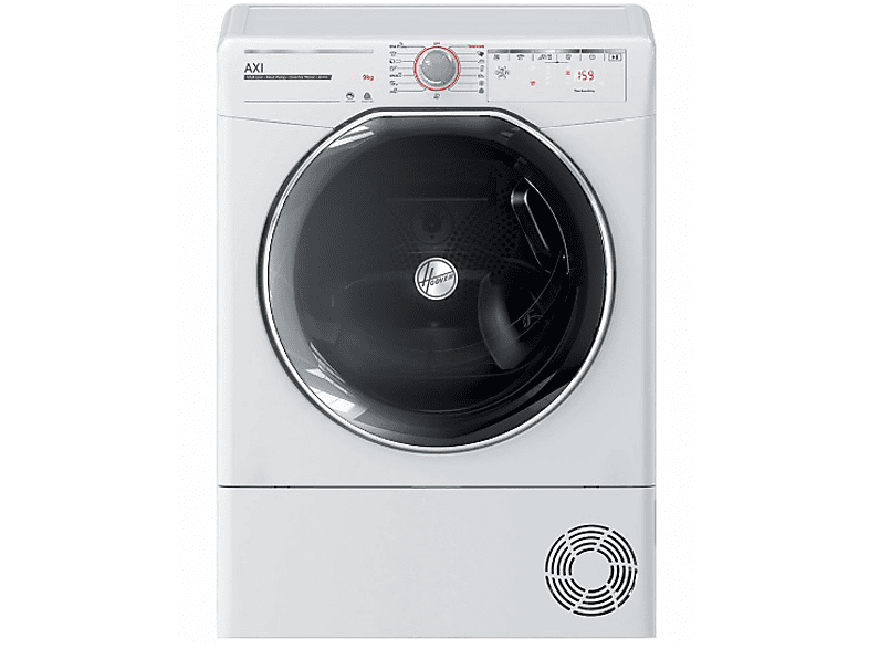 Secadora de condensación - Hoover AXI ATD H9A3TKEX-S, Bomba de calor, 9kg, Clase A+++, Blanco