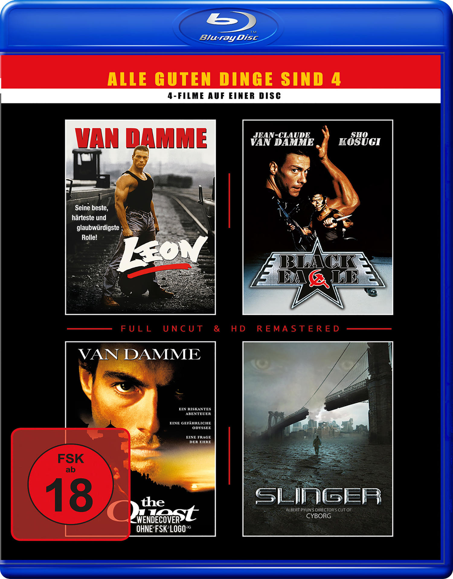 Van Damme - 4 Filme Blu-ray