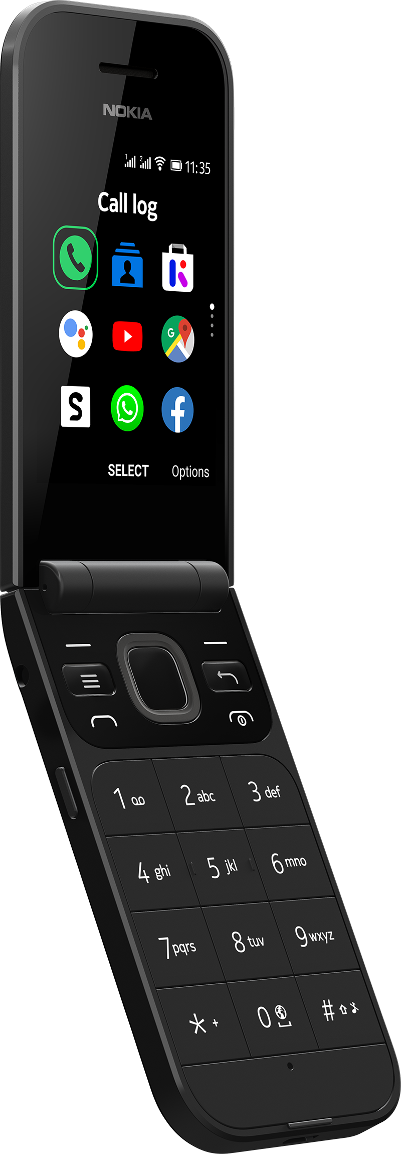 NOKIA 2720 Flip | 4 GB Dual-sim Zwart | MediaMarkt