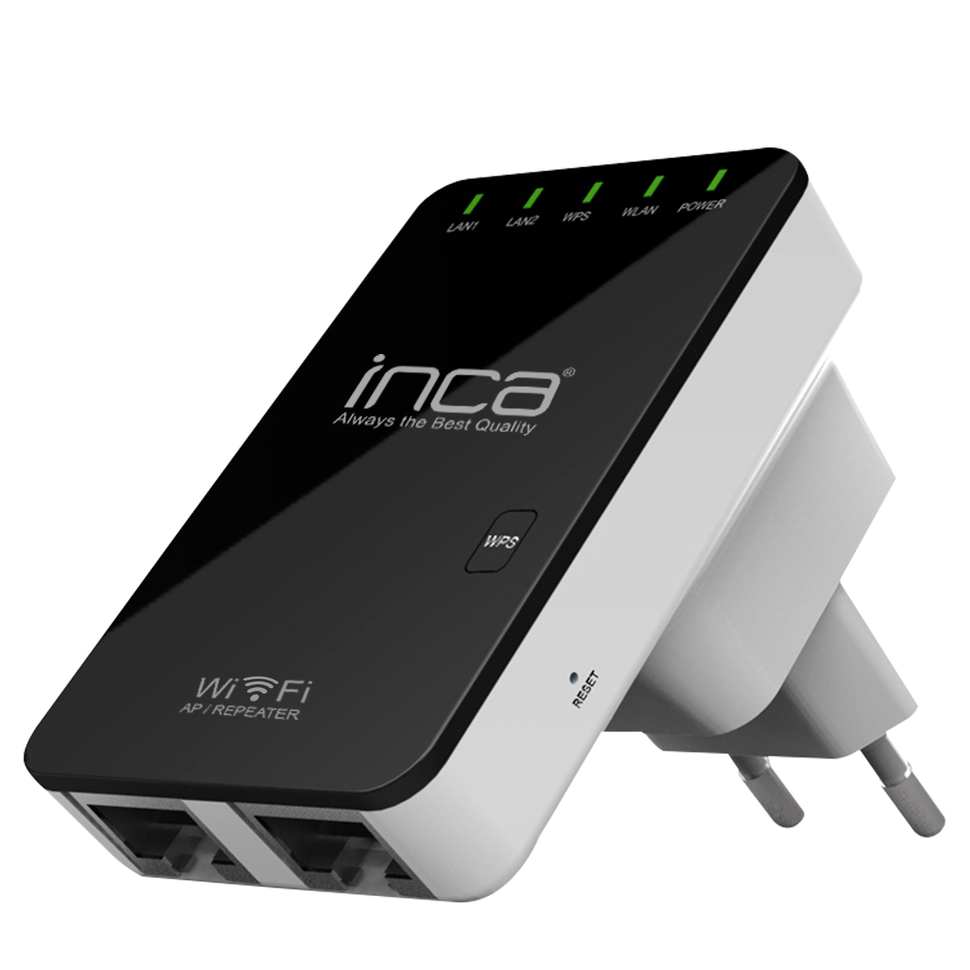 INCA IAP-323RP 300 Mbps 2.4 Ghz Wirelessn Mini Router/Repeater