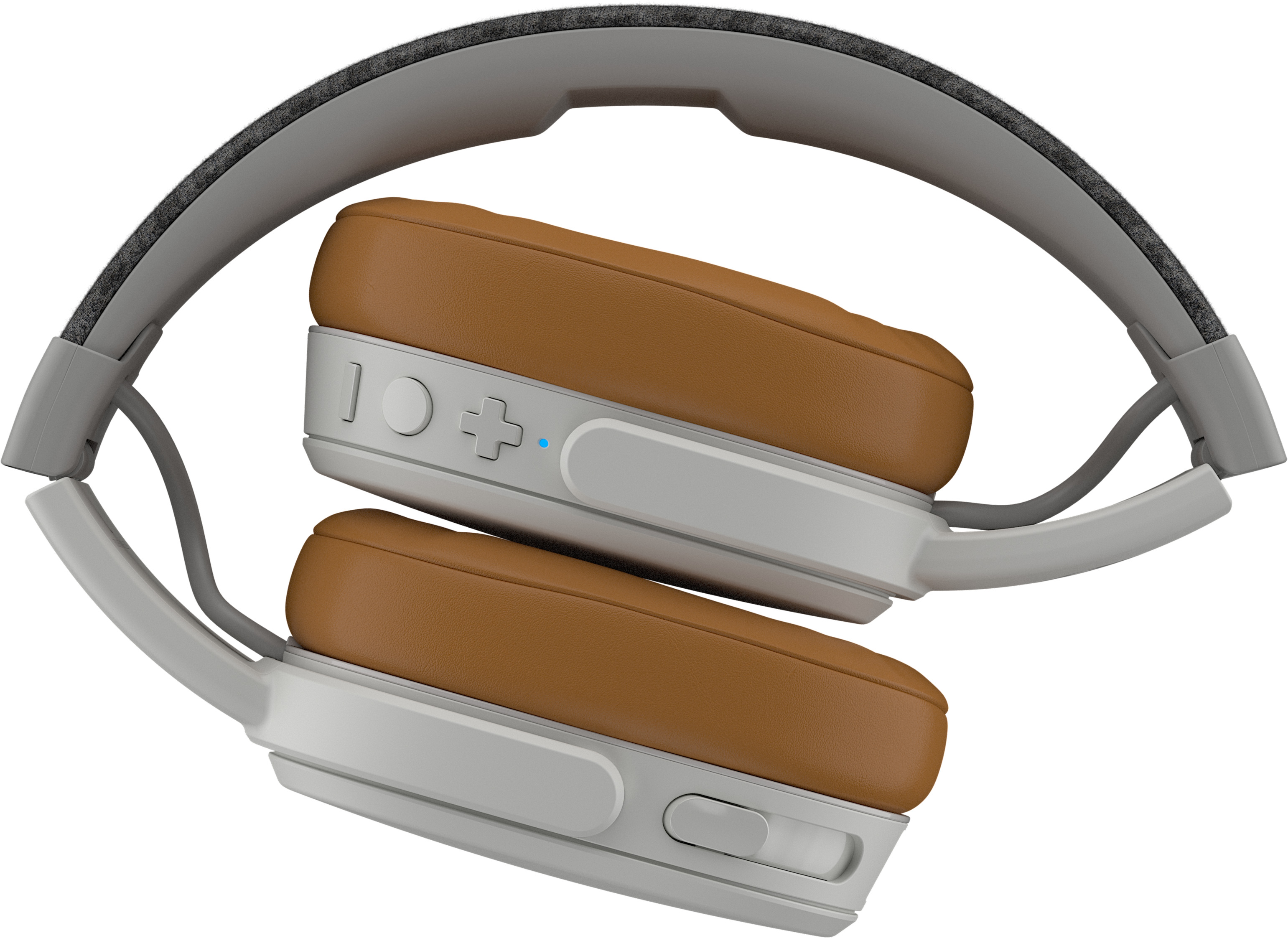 SKULLCANDY Crusher Wireless, Over-ear Kopfhörer Bluetooth Weiß/Grau