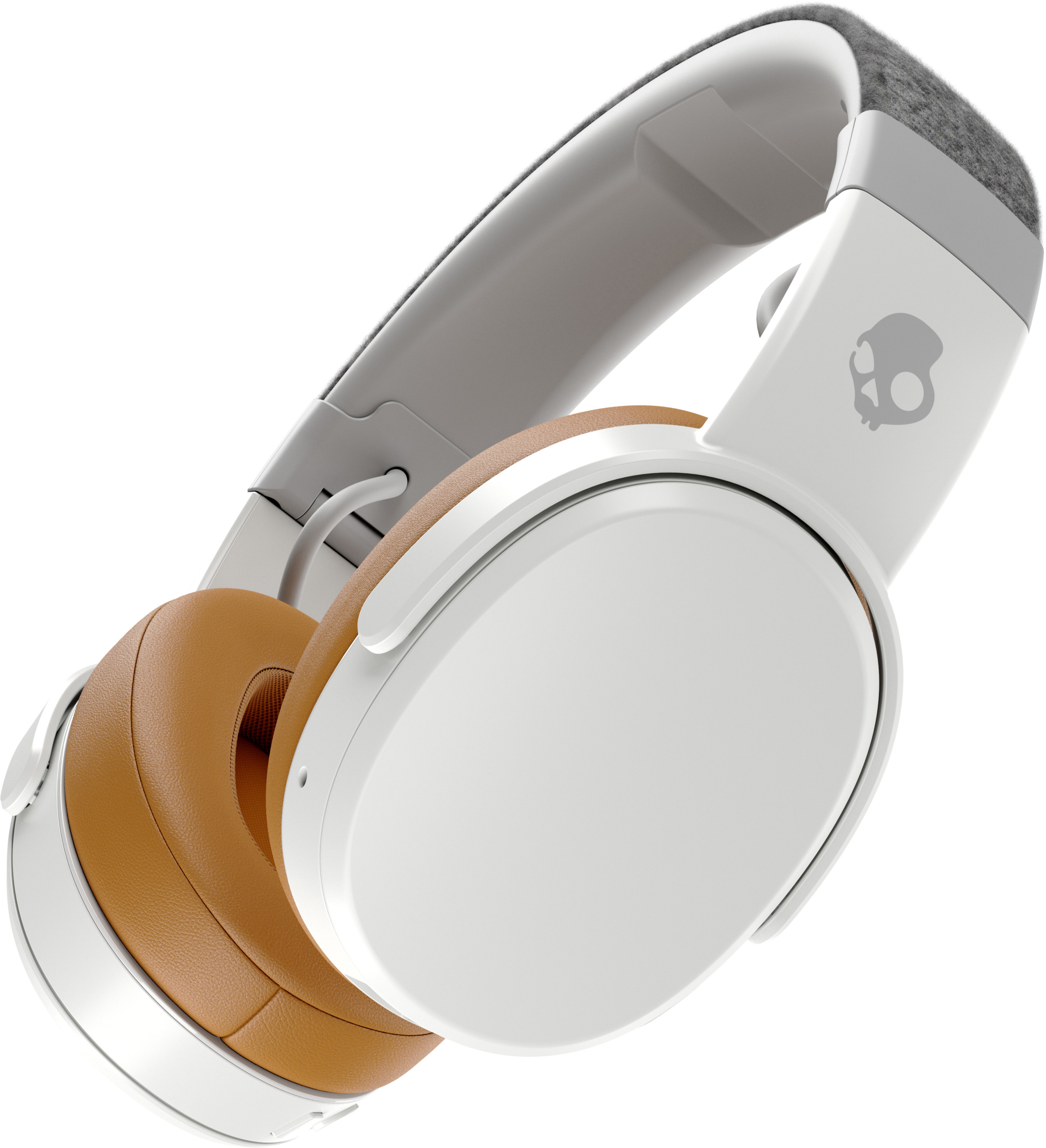 SKULLCANDY Crusher Wireless, Over-ear Kopfhörer Bluetooth Weiß/Grau