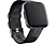 FITBIT Versa 2 Édition Spéciale - Montre connectée (Bracelet tissé jacquard : S et L, bracelet classique : S et L, Tissu, Silicone, Gris fumé/Gris brume)