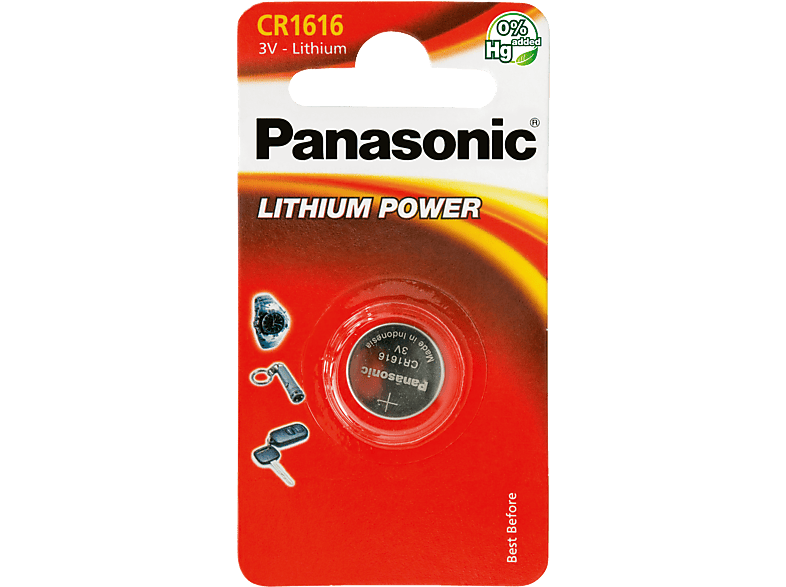 PANASONIC BATTERY Batterij CR1616 Lithium Power (106010651)