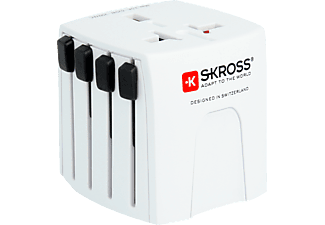SKROSS World Adapter Classic - Adattatore di riadattamento (Bianco)
